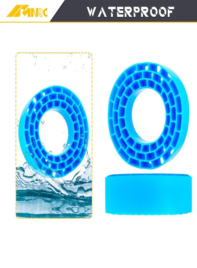 NMNRC 4Pcs Soft 1.55'' Silicone Rubber Insert Foam for 95-97mm Tire 1.55 Inch Wheel Rim Upgrades Part Blue - Image 4